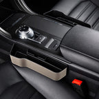 Leather Seat Gap Organizer with Built-In Cup Holder – photo 5 of 8