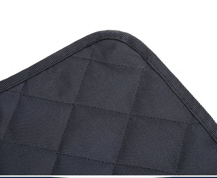Water-resistant dog car seat hammock covering a car back seat