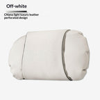 Leather Car Comfort Cushions – Beige / Headrest