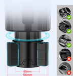 Adjustable car cup holder expander for large cups and bottles