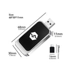 Wireless CarPlay adaptor dimensions – 68 × 30 × 11 mm