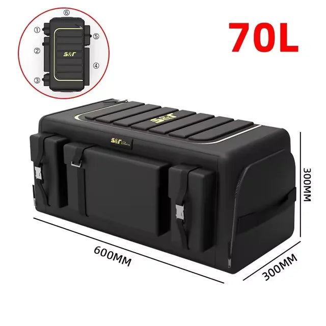 Folding Boot Organiser with Lid – 70L
