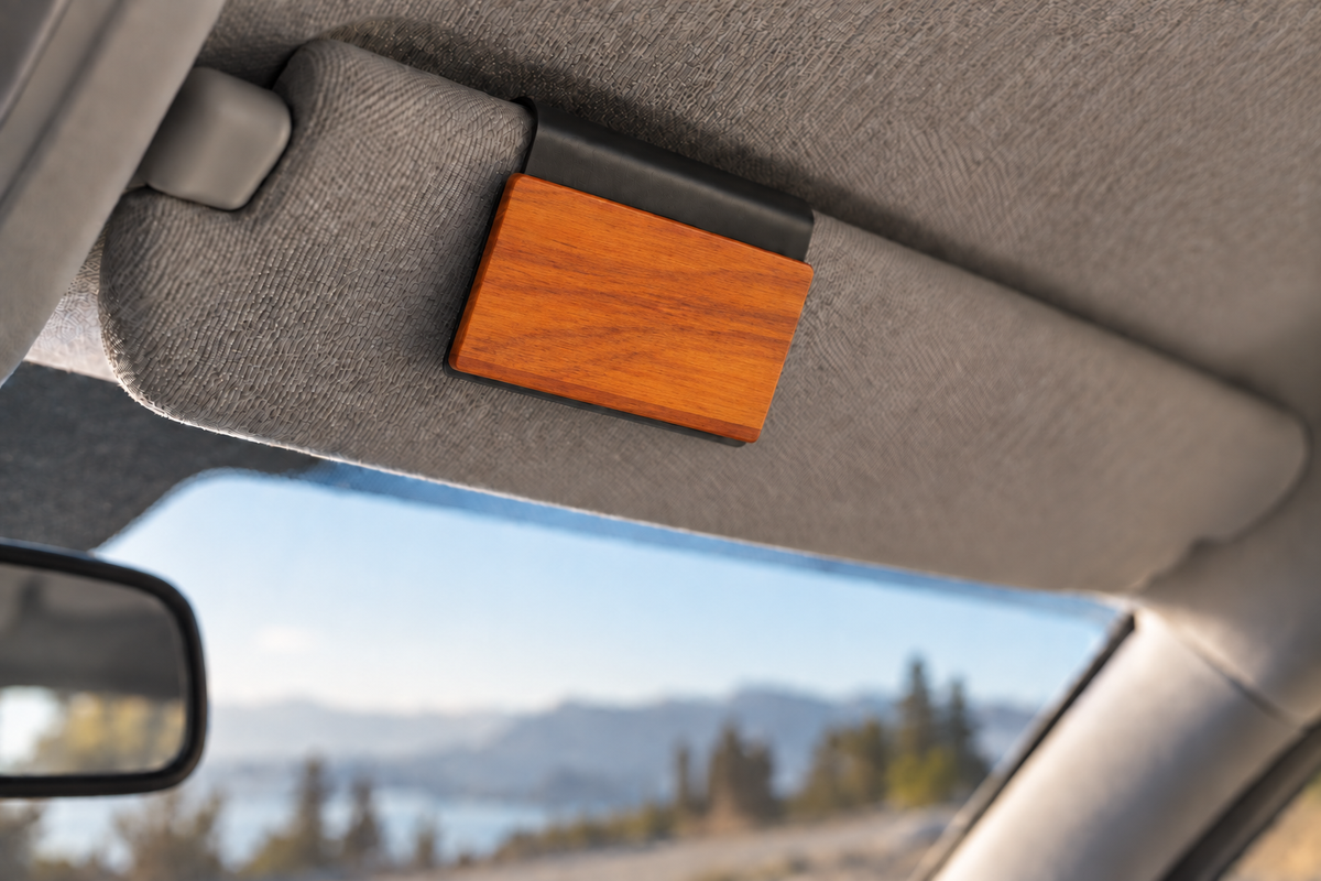 Wooden Car Air Freshener – Set / Rosewood
