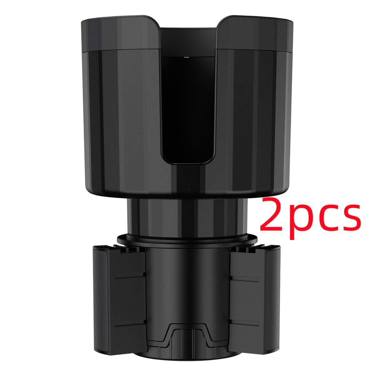 Adjustable car cup holder expander for large cups and bottles